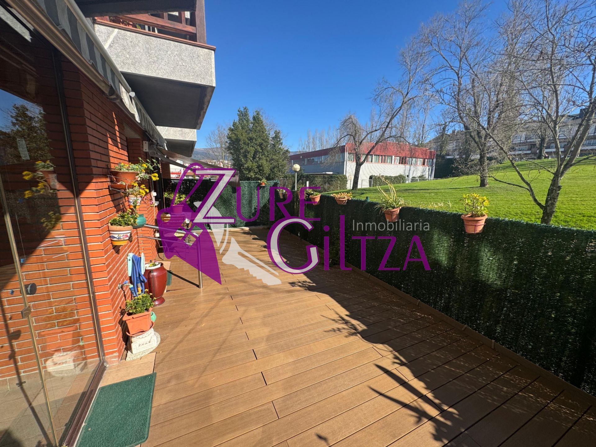 Garten von Wohnung zum Verkauf in Durango mit Heizung, Terrasse und Abstellraum