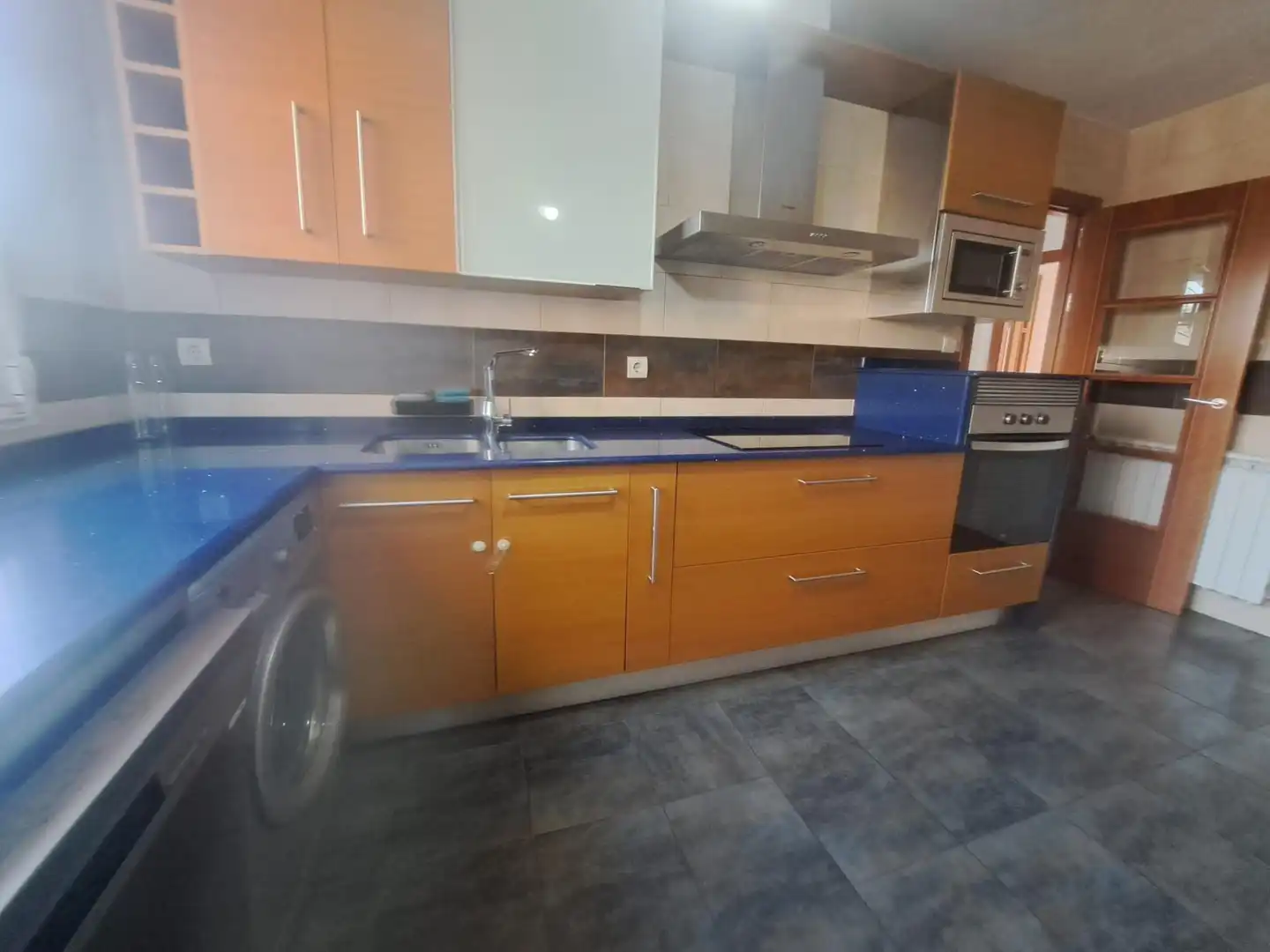 Cocina de Casa adosada en venta en Bembibre con Calefacción, Terraza y Balcón