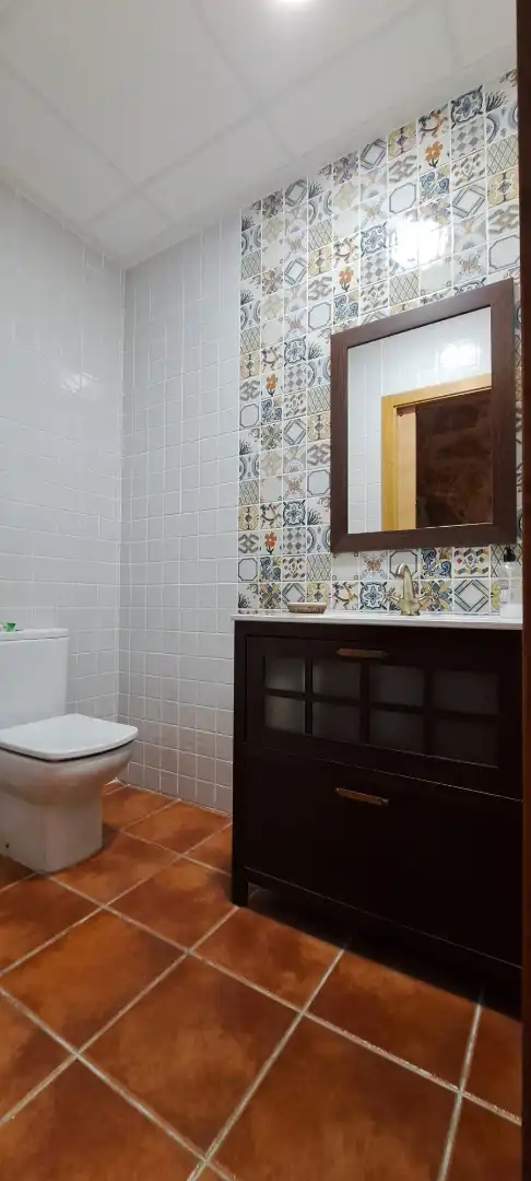 Bathroom of Houses for sale in Sueras / Suera  with Terrace, Furnished and Oven