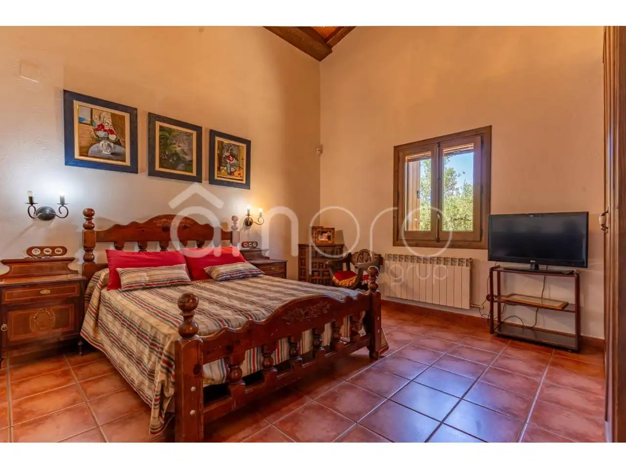 Habitación de Finca rústica en venta en Vilallonga del Camp con Calefacción, Jardín privado y Terraza