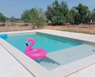 Piscina de Finca rústica de lloguer en Porreres amb Aire condicionat, Terrassa i Piscina