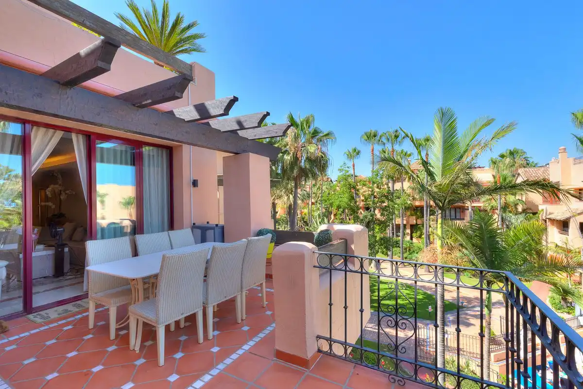 Terrasse von Maisonette zum Verkauf in Marbella mit Klimaanlage, Terrasse und Gemeinschaftspool