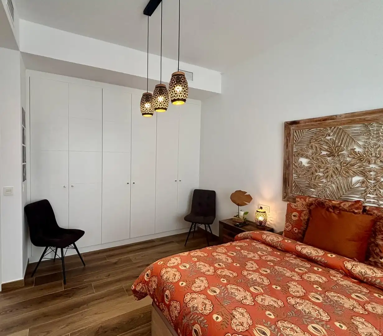 Dormitori de Casa o xalet en venda en Polop amb Aire condicionat, Jardí privat i Terrassa