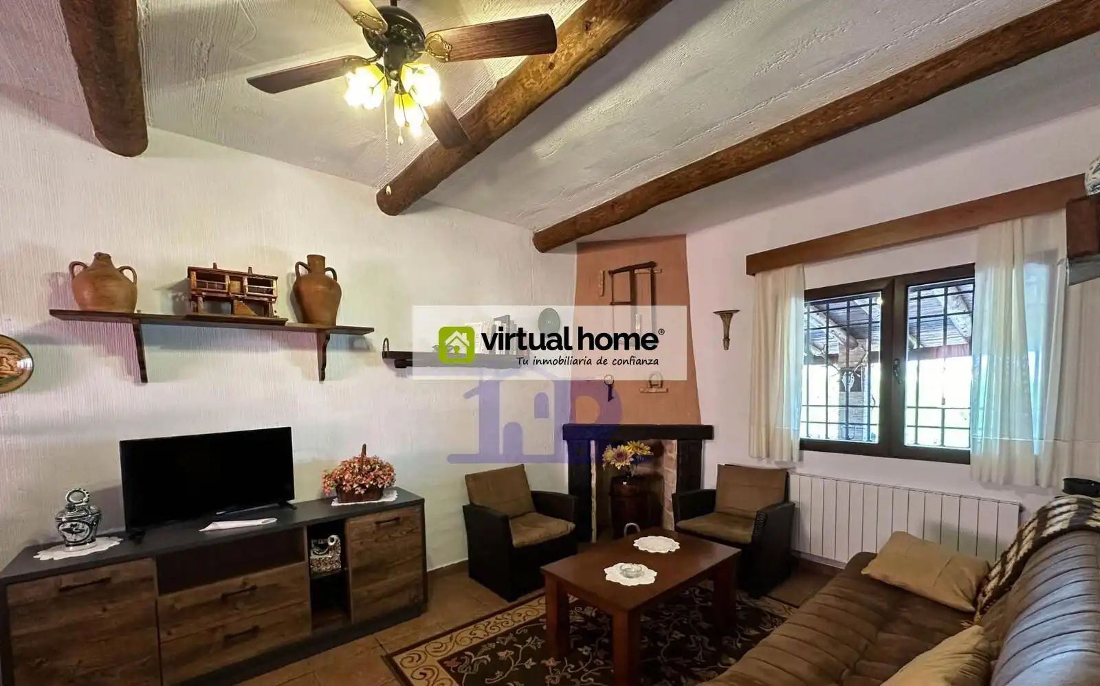 Sala de estar de Casa o chalet en venta en Cuenca con Aire acondicionado