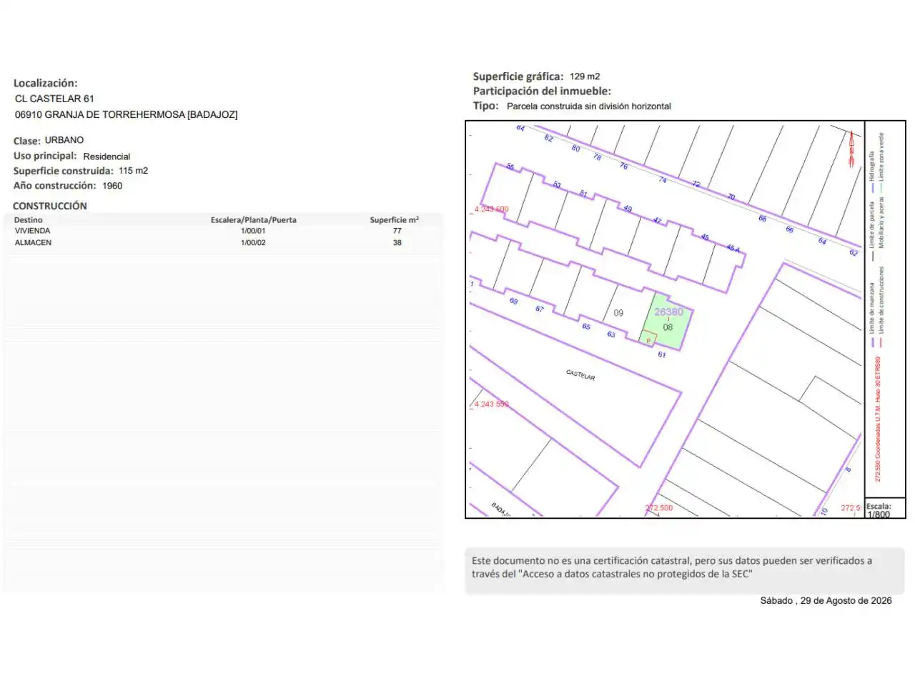 Casa en venta en Calle Castelar 61, imagen 4
