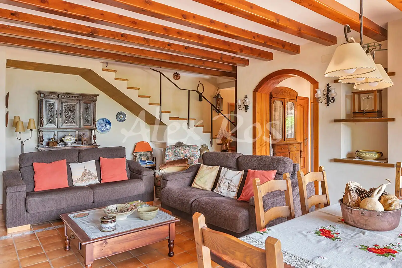 Sala de estar de Casa o chalet en venta en Prullans con Calefacción y Terraza