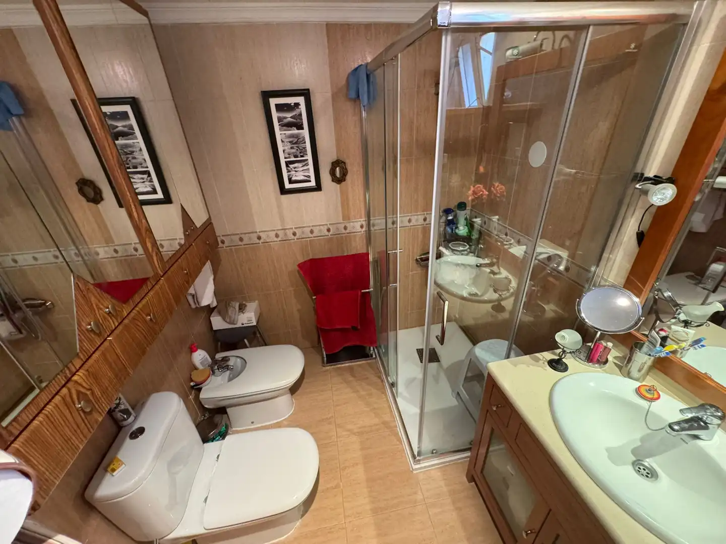 Baño de Casa o chalet en venta en Onil con Aire acondicionado, Jardín privado y Piscina