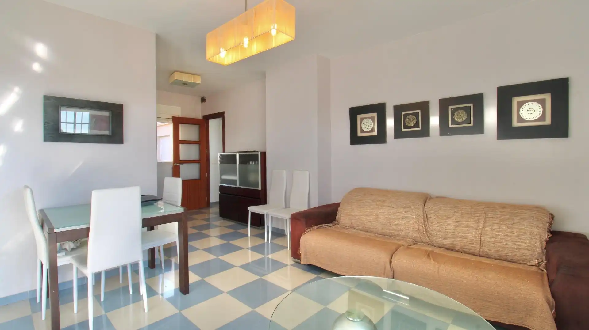 Sala de estar de Ático en venta en Roquetas de Mar con Aire acondicionado, Calefacción y Terraza