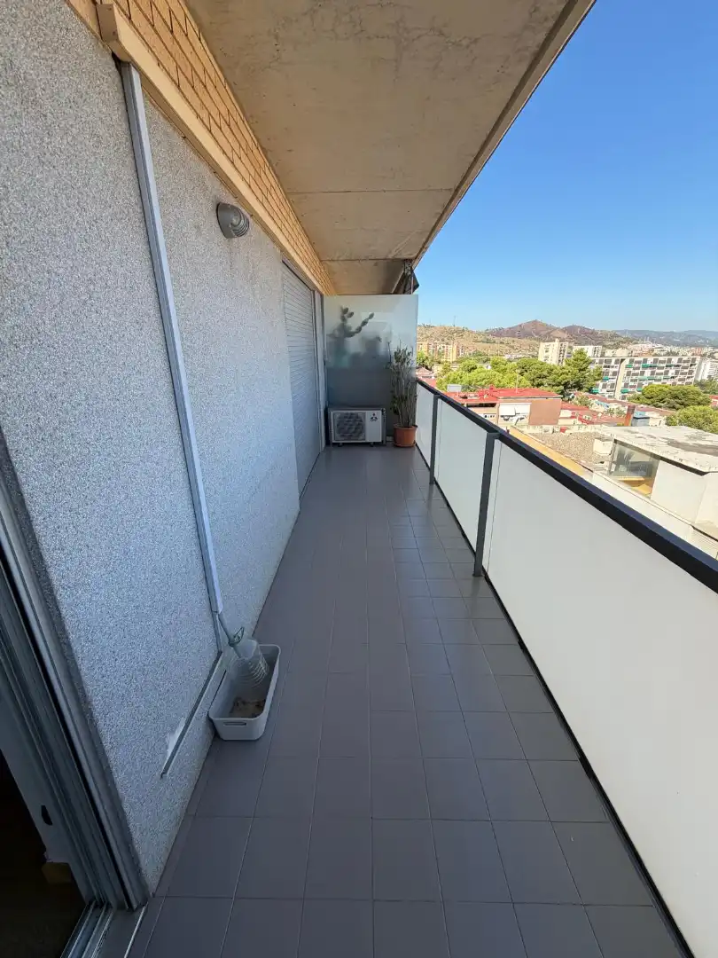 Balcony of Flat for rent in Barcelona  with Air Conditioner, Heating and Terrace