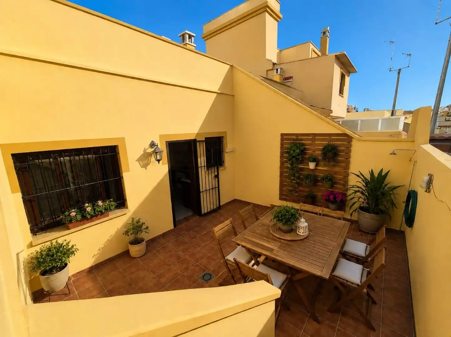 Terrassa de Casa o xalet en venda en La Unión amb Aire condicionat, Jardí privat i Terrassa