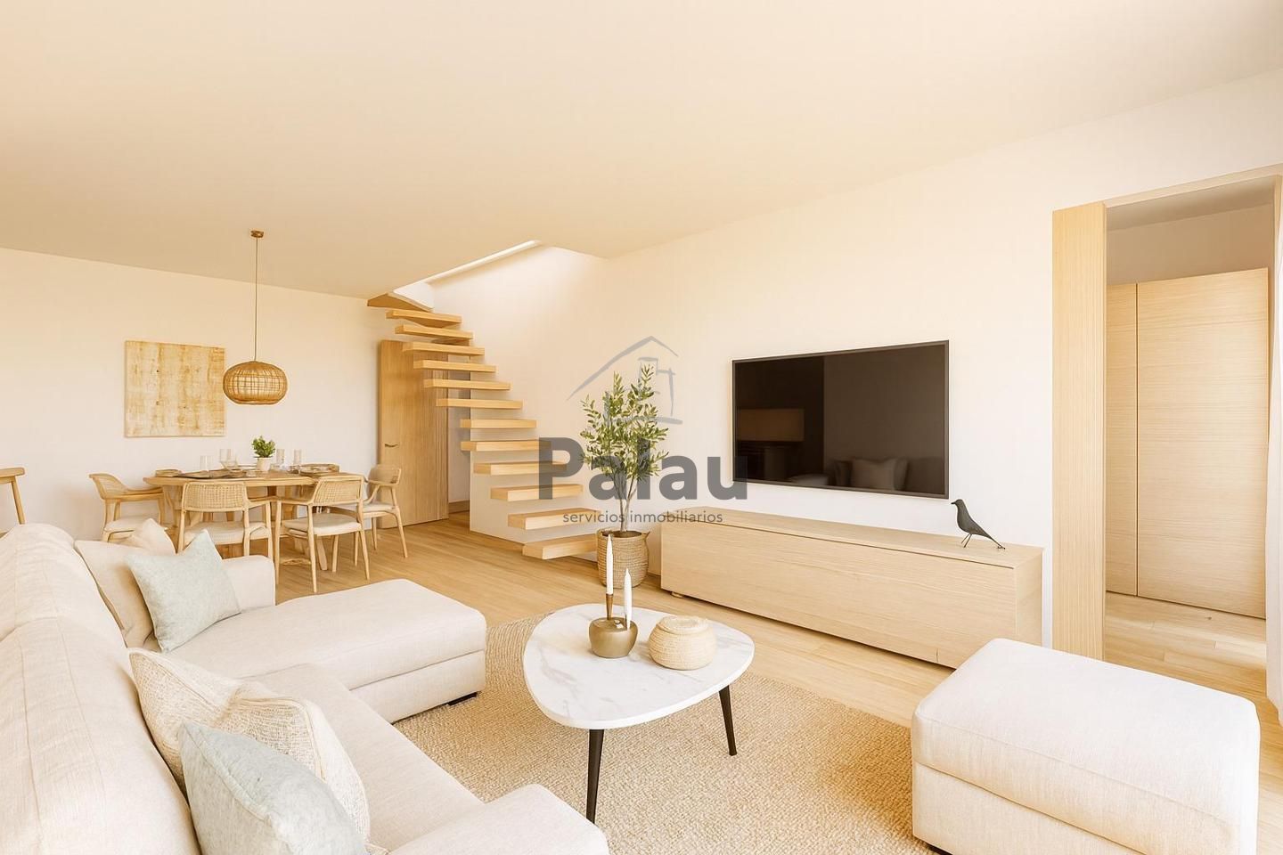 Sala de estar de Dúplex en venta en Maó con Terraza y Balcón
