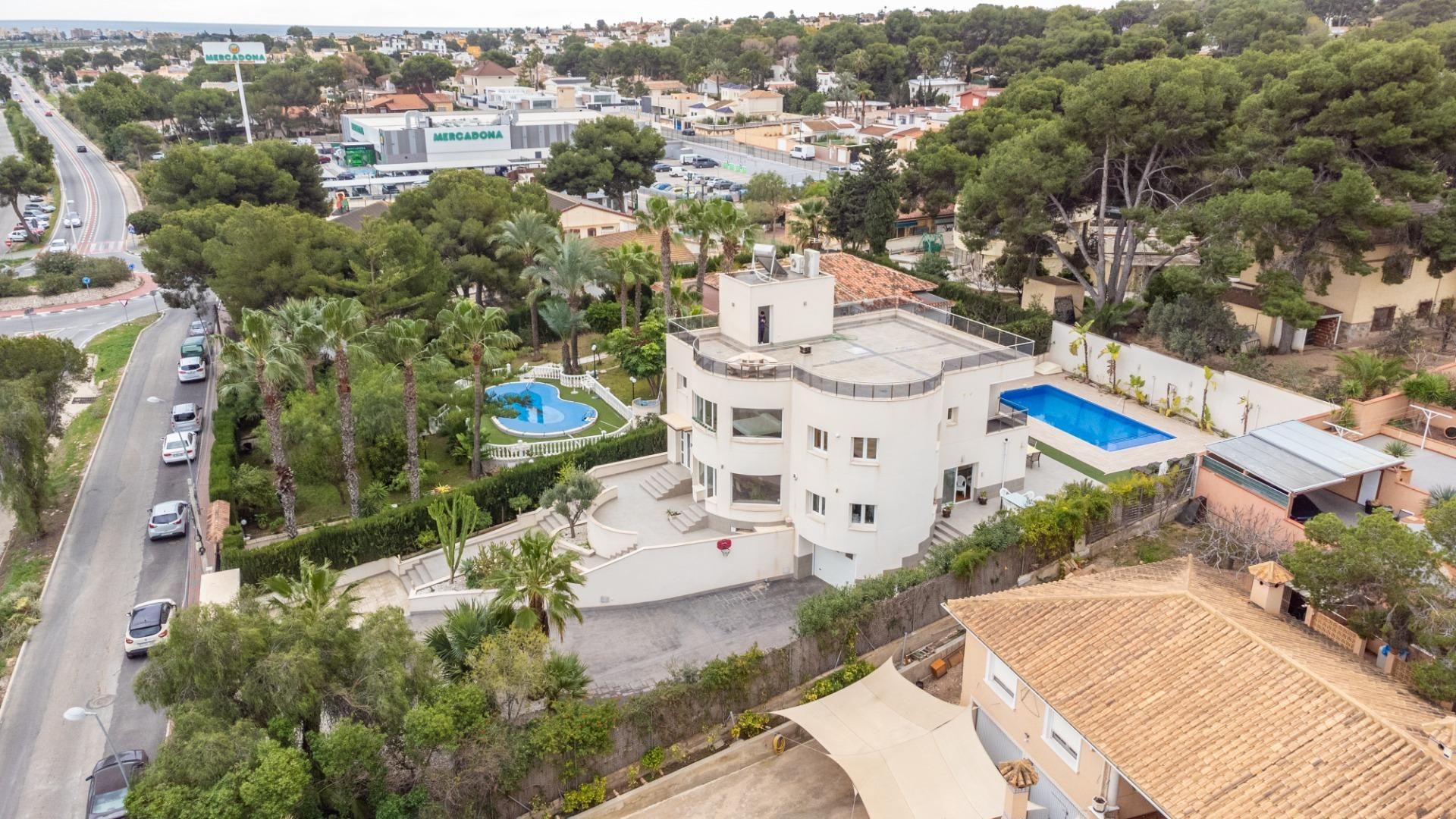 Vista exterior de Casa o chalet en venta en Torrevieja con Aire acondicionado, Calefacción y Jardín privado