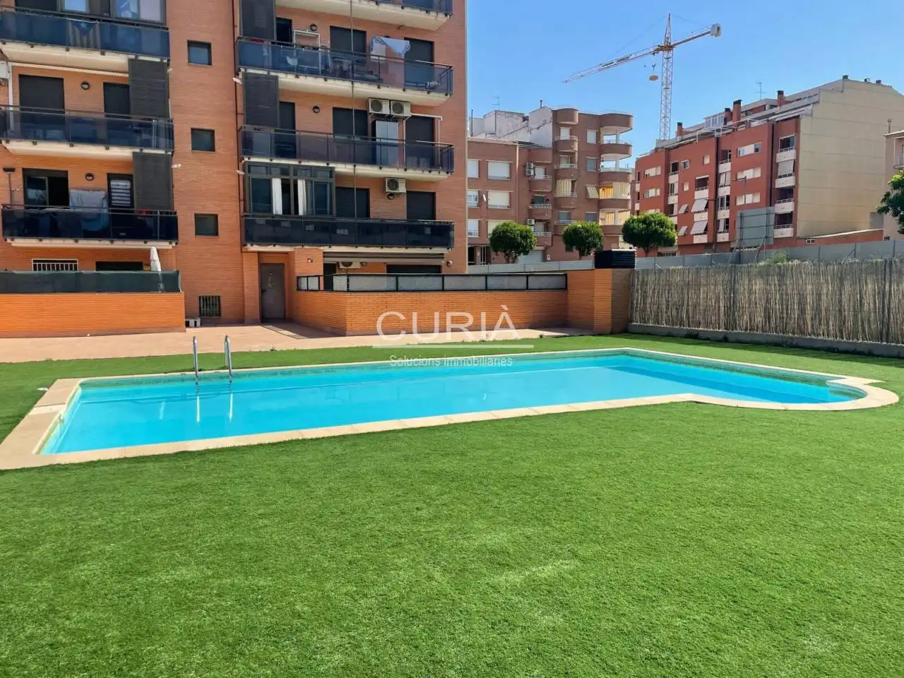 Swimming pool of Flat for sale in Lleida  with Air Conditioner, Heating and Parquet flooring
