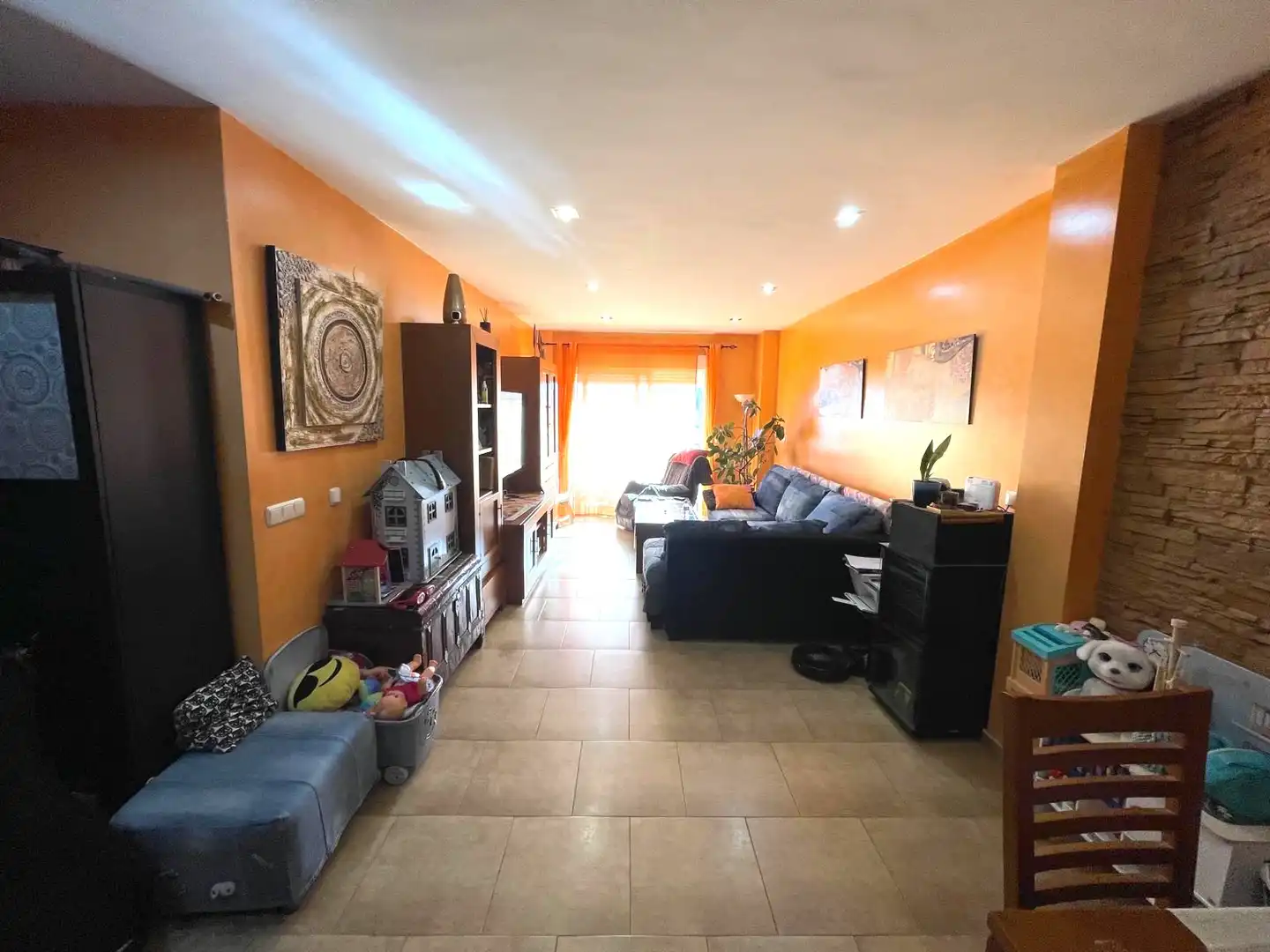 Sala de estar de Piso en venta en Águilas con Amueblado