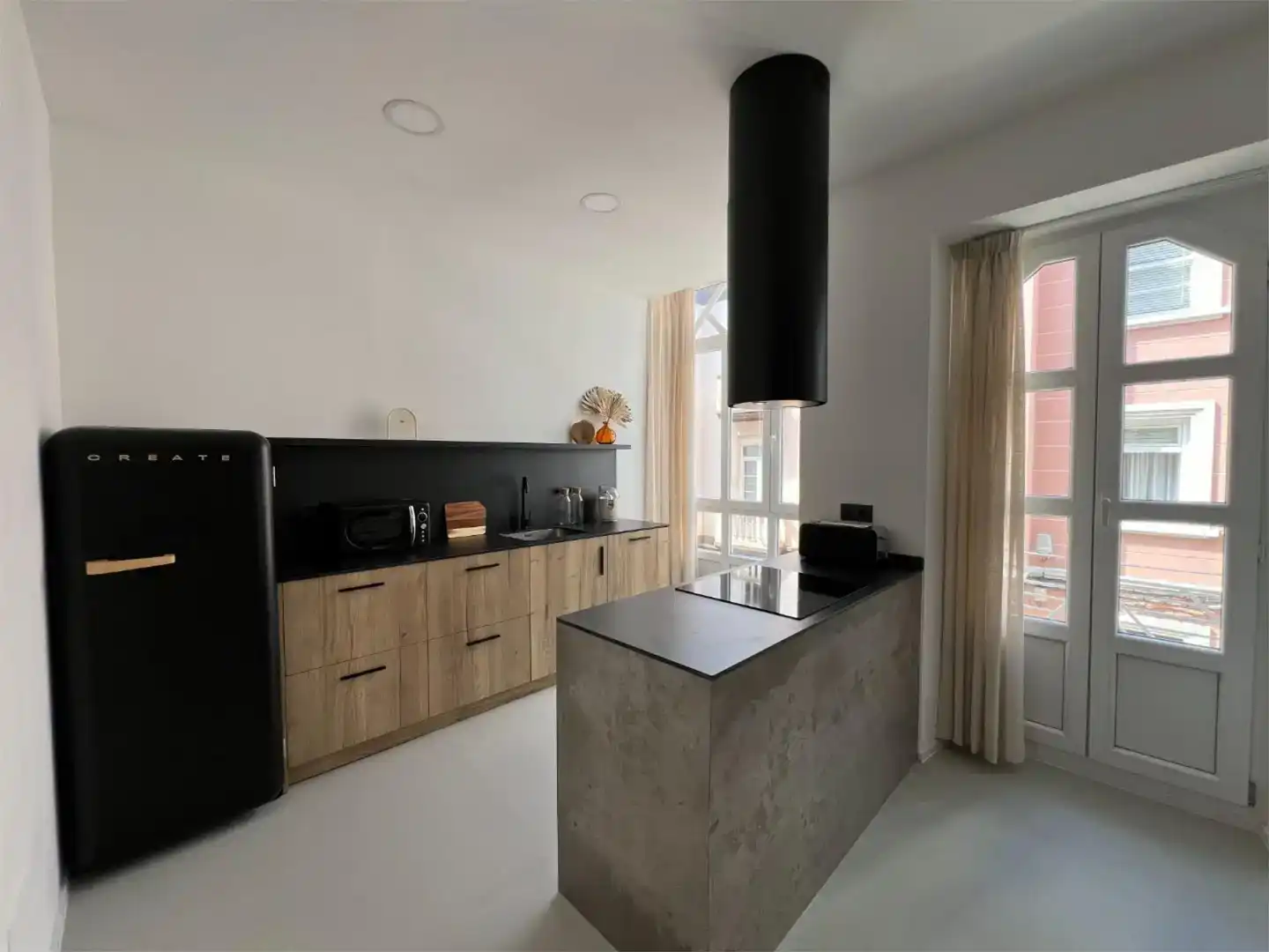 Küche von Wohnung zur Miete in Ferrol mit Balkon