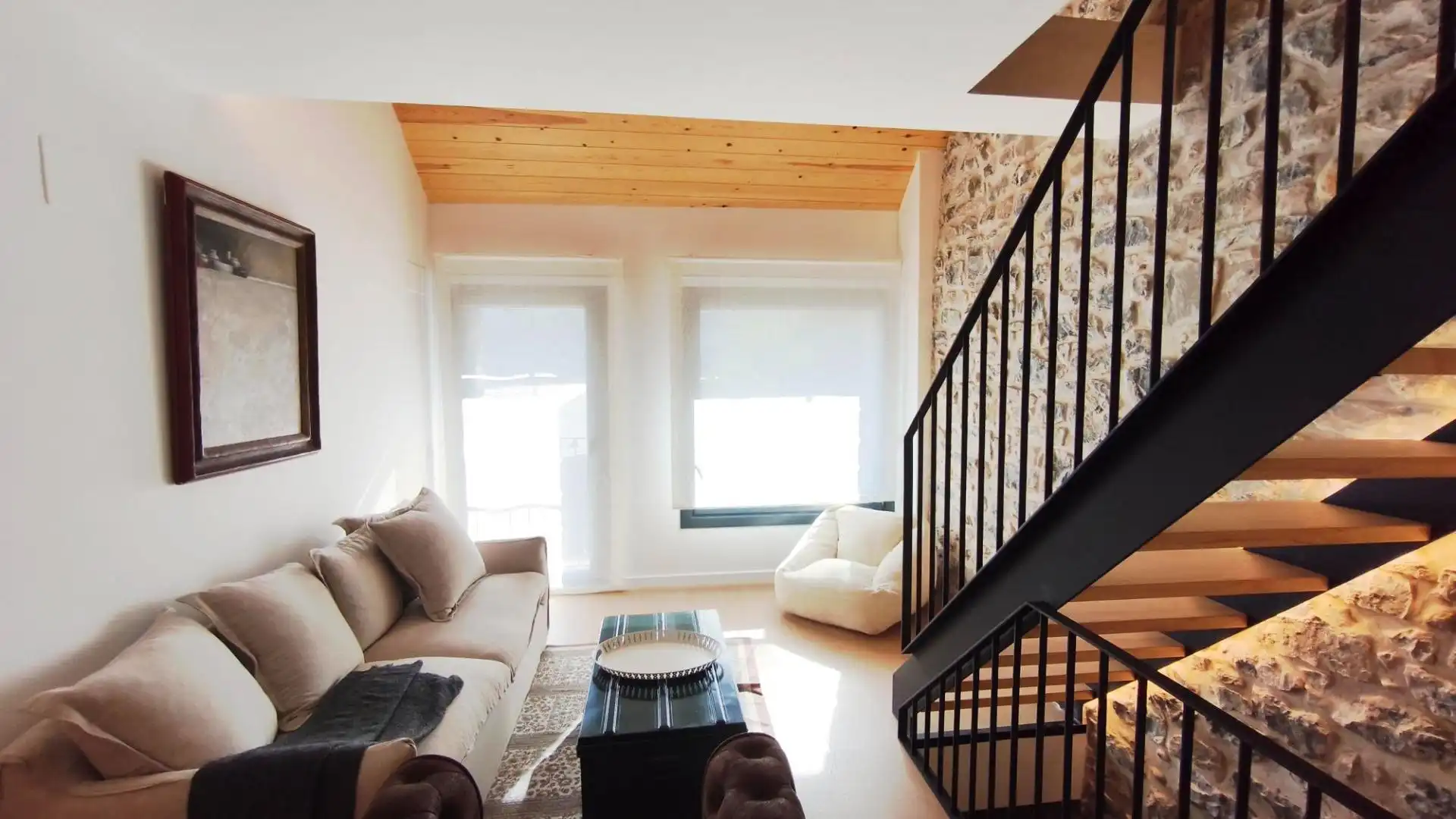 Living room of Houses for sale in Panticosa  with Heating, Furnished and Balcony