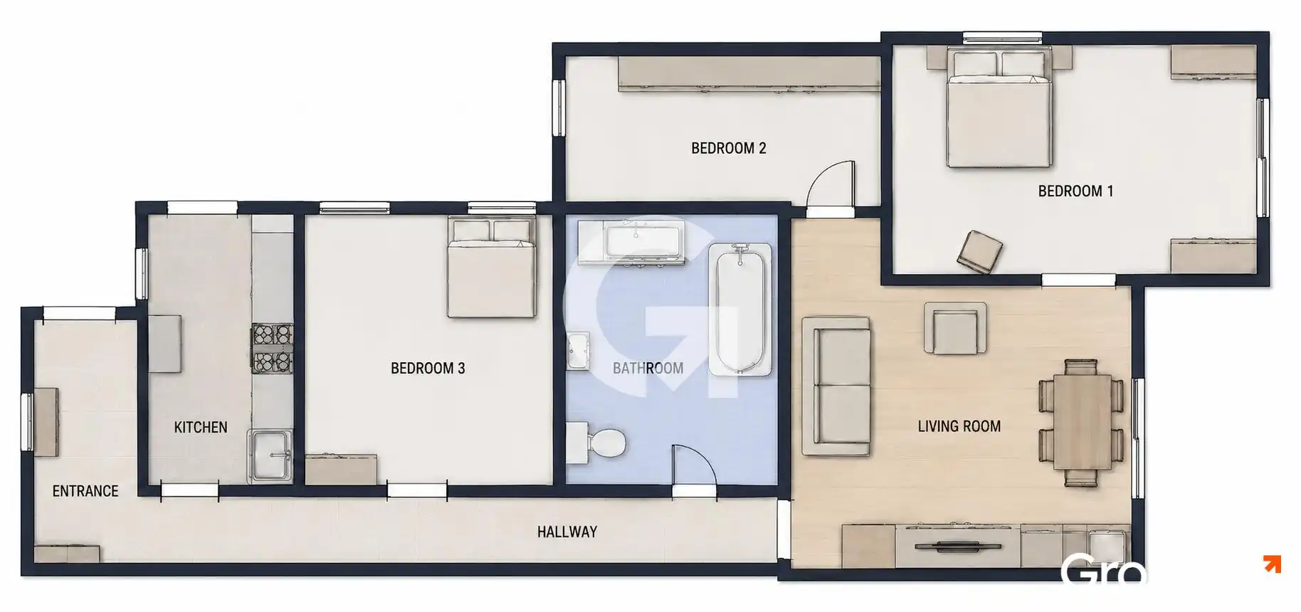 Piso en venta en Cornellà de Llobregat
