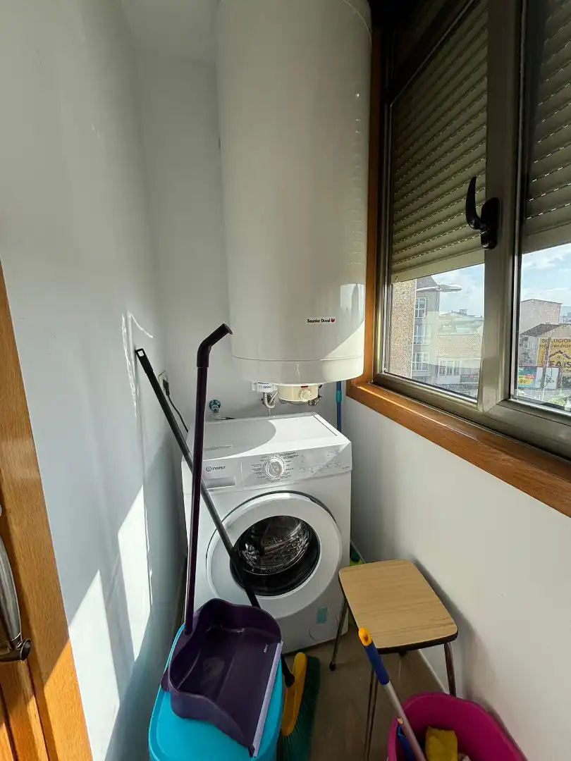 Balcony of Flat for rent in Ferrol  with Heating, Parquet flooring and Furnished