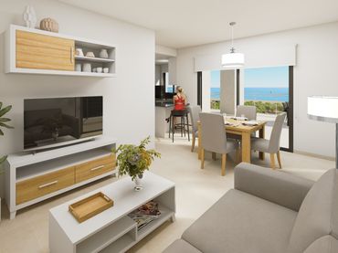 Appartement compact neuf avec piscine à vendre à Carrer Pescadors 22
