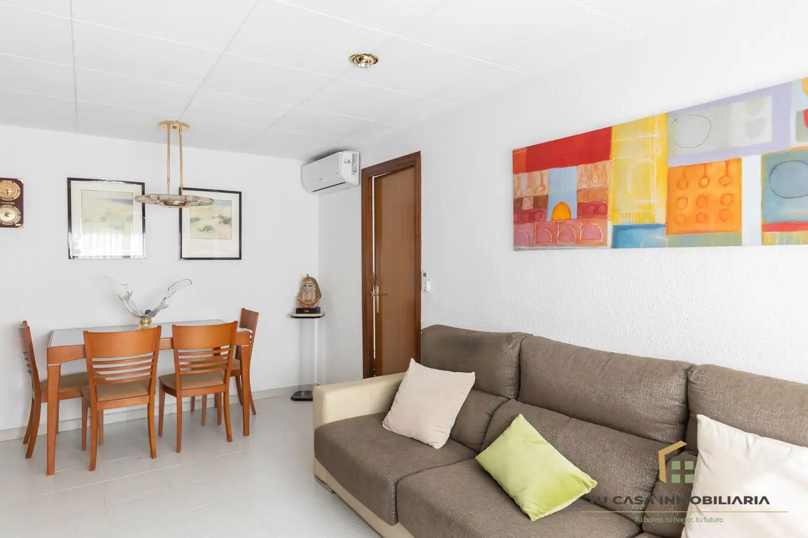 Living room of Apartments for sale in Badalona  with Air Conditioner and Heating