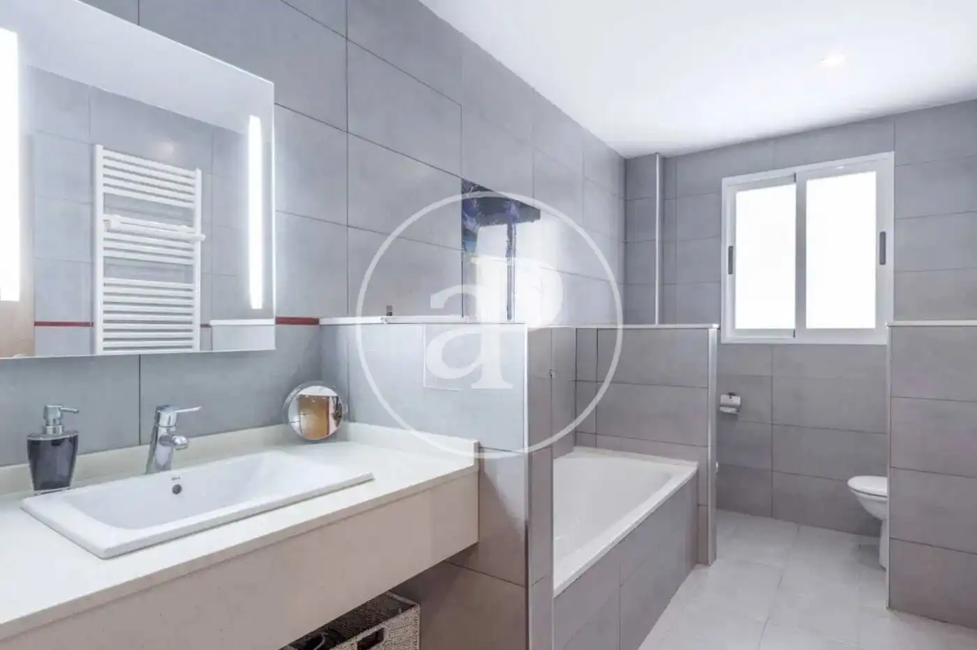 Bathroom of Flat for rent in Bétera  with Air Conditioner, Heating and Private garden