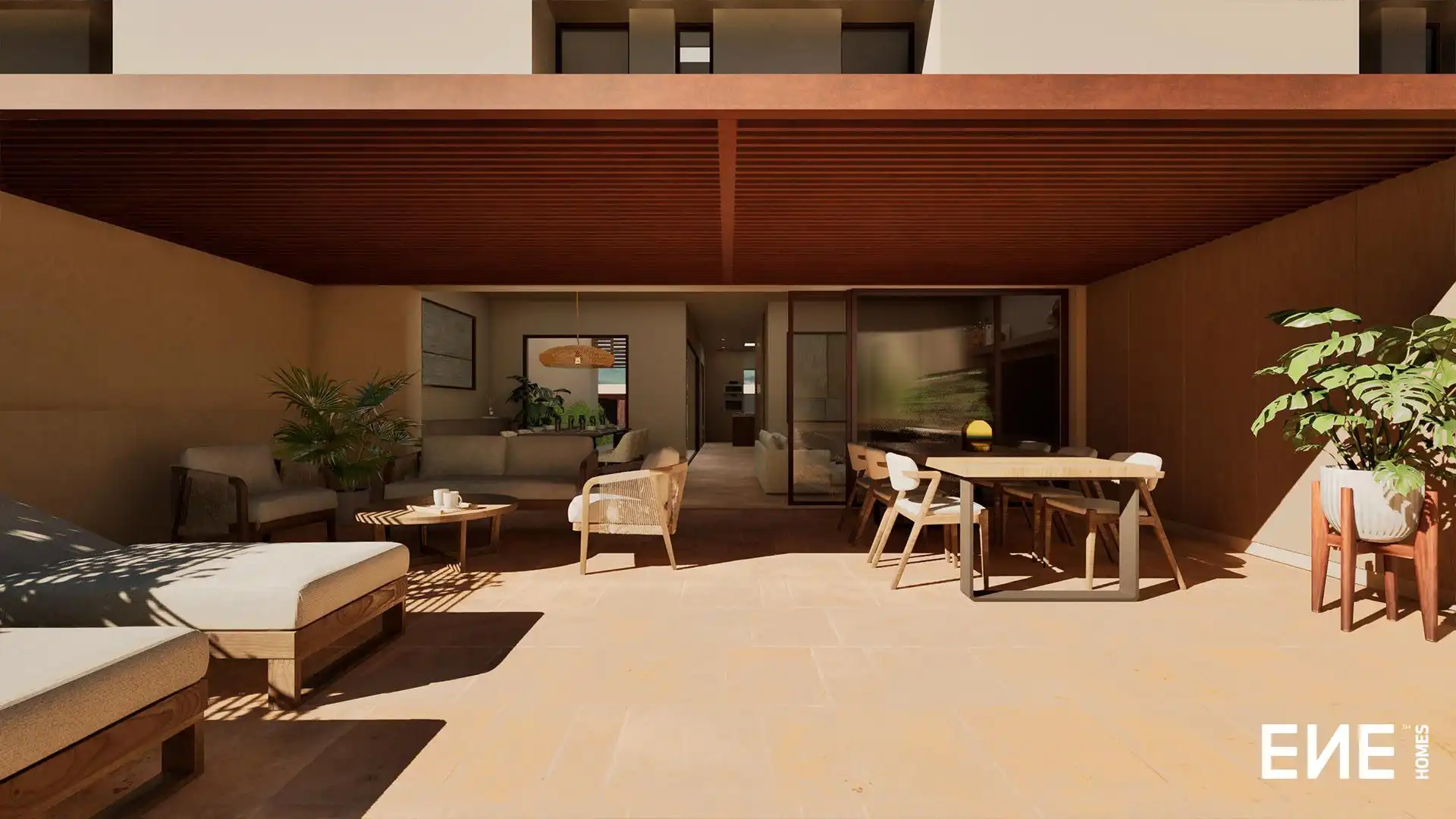 Terraza de Casa adosada en venta en Mutxamel con Aire acondicionado, Calefacción y Jardín privado