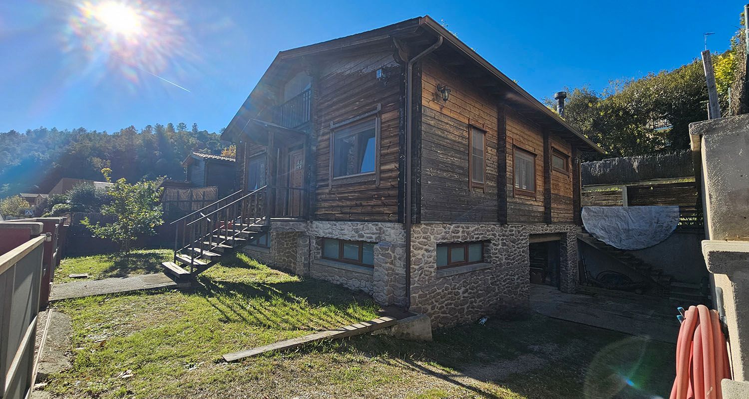 Vista exterior de Casa o chalet en venta en Gualba con Calefacción, Jardín privado y Parquet