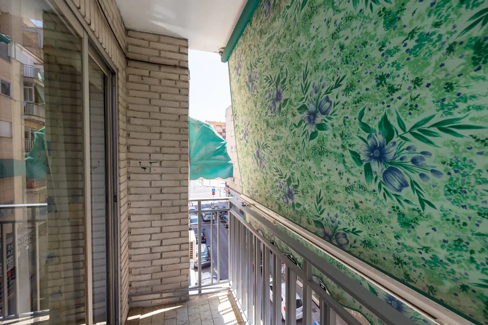 Terraza de Piso de alquiler en Granada con Calefacción, Amueblado y Lavadora