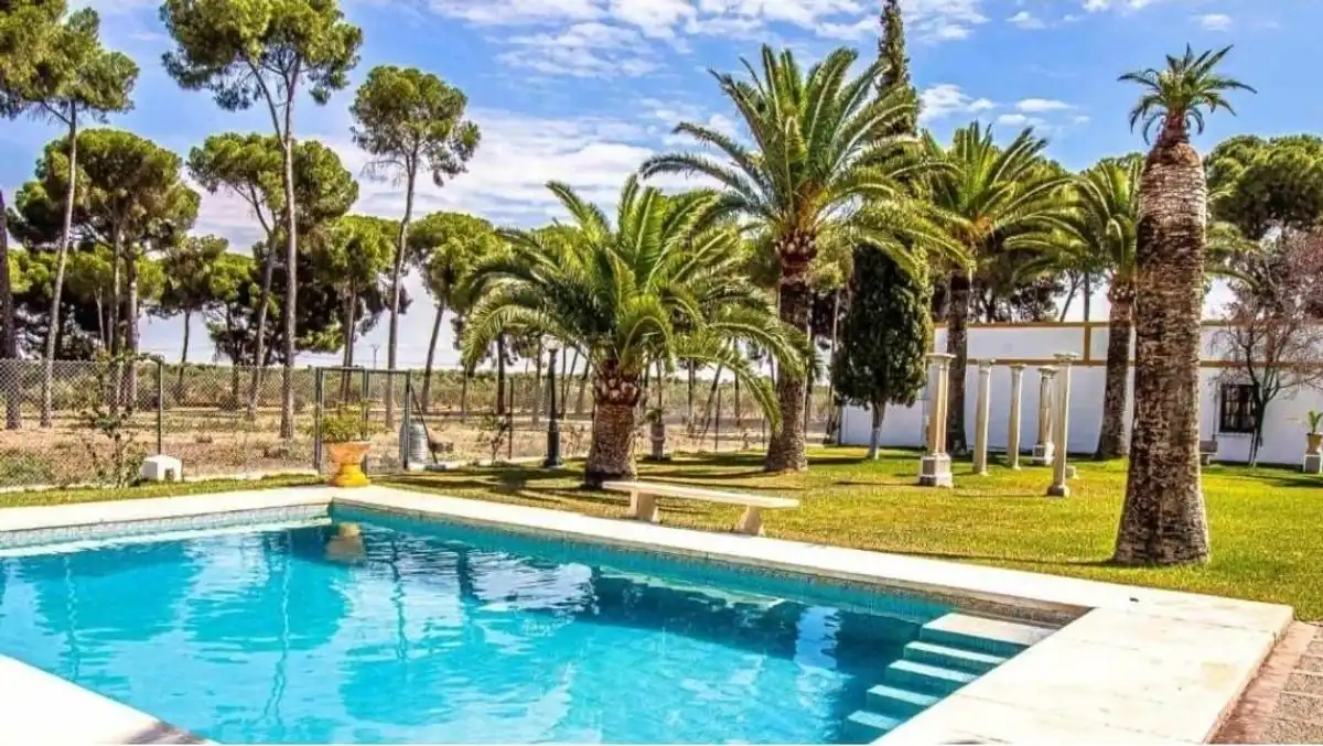 Piscina de Casa o xalet en venda en Marchena amb Aire condicionat, Calefacció i Jardí privat