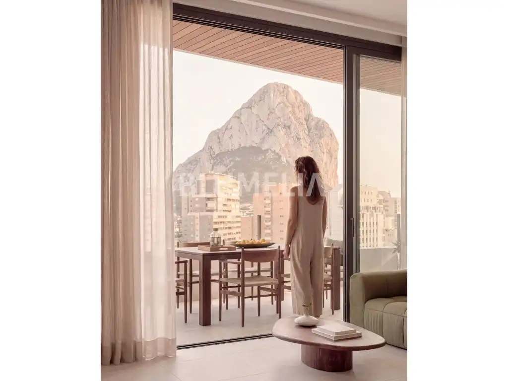 Habitación de Apartamento en venta en Calpe / Calp con Aire acondicionado, Calefacción y Jardín privado