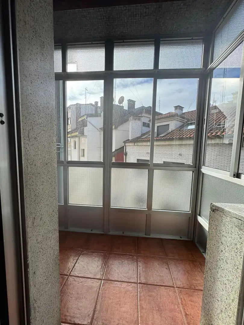 Balcony of Flat for rent in Gijón   with Heating and Parquet flooring