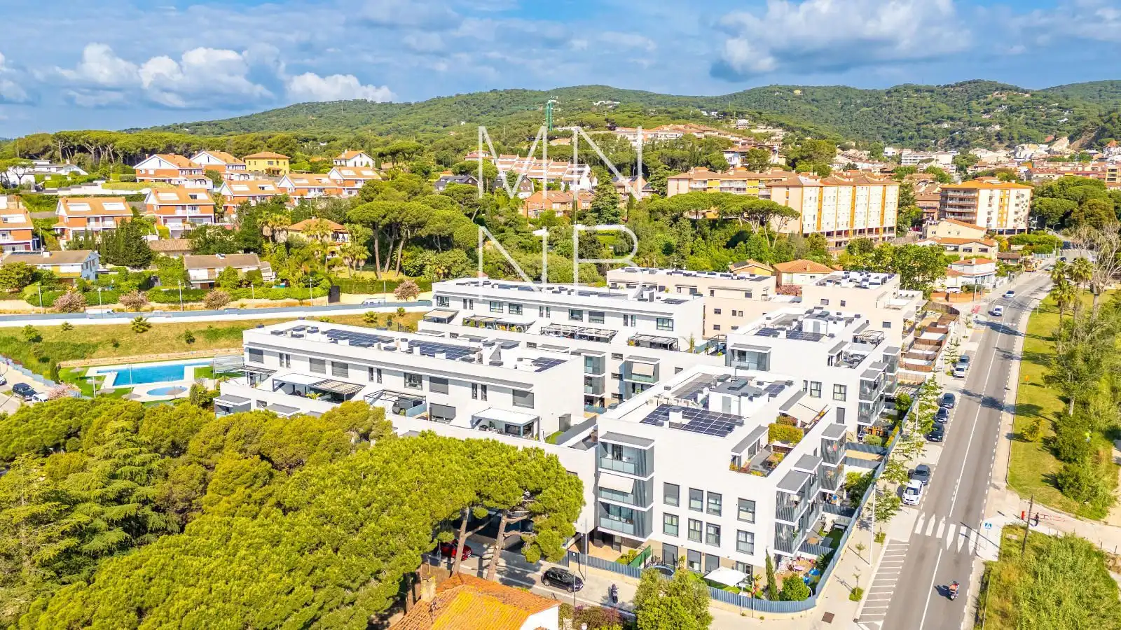 Vista exterior de Piso en venta en Sant Andreu de Llavaneres con Aire acondicionado, Calefacción y Trastero