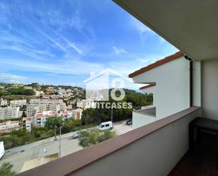 Vista exterior de Casa adosada en venda en Caldes d'Estrac amb Aire condicionat, Calefacció i Terrassa