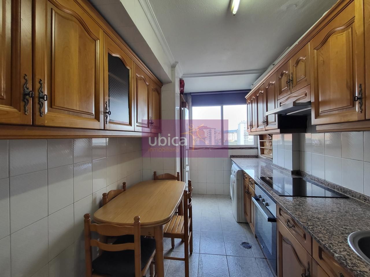 Kitchen of Flat for sale in Vigo   with Heating, Parquet flooring and Terrace