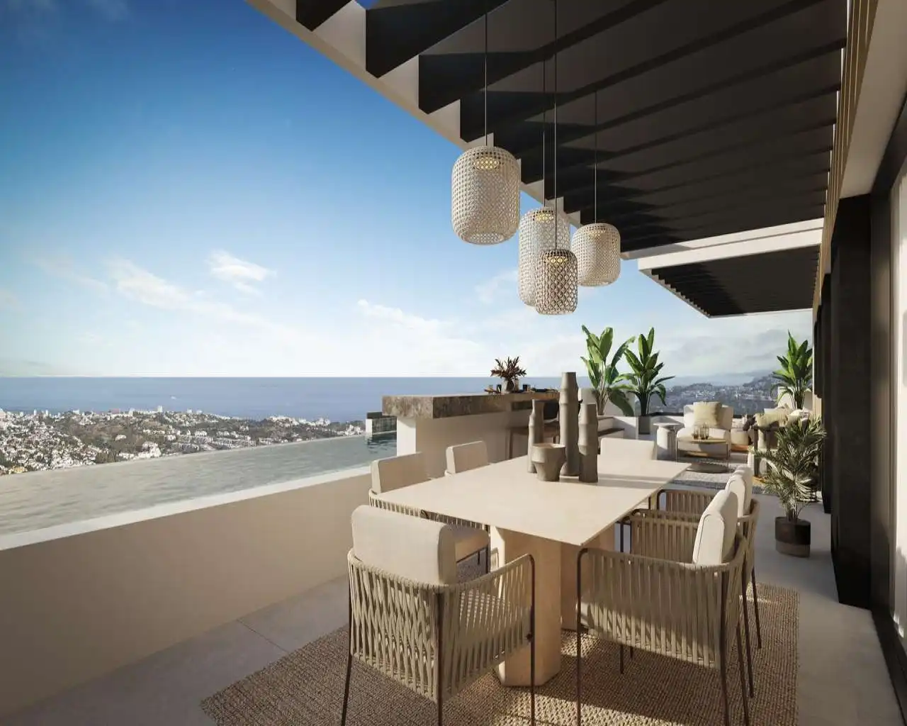Terrassa de Apartament en venda en Benalmádena amb Aire condicionat, Calefacció i Jardí privat
