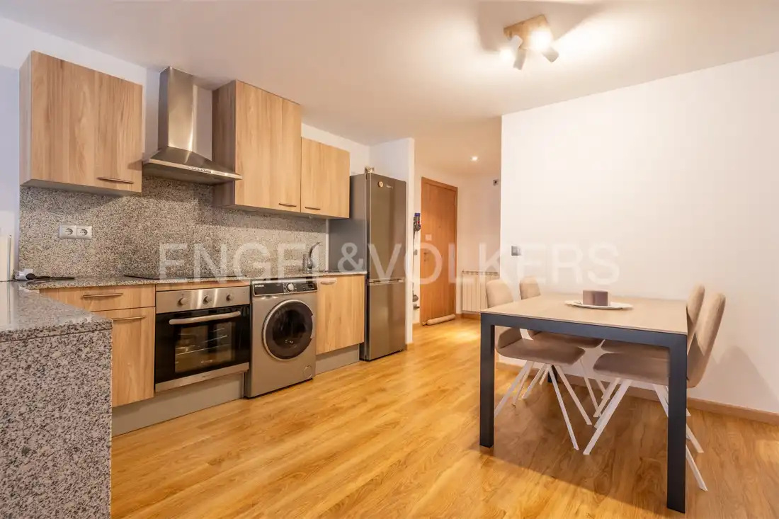 Cocina de Piso de alquiler en La Massana con Calefacción, Parquet y Terraza