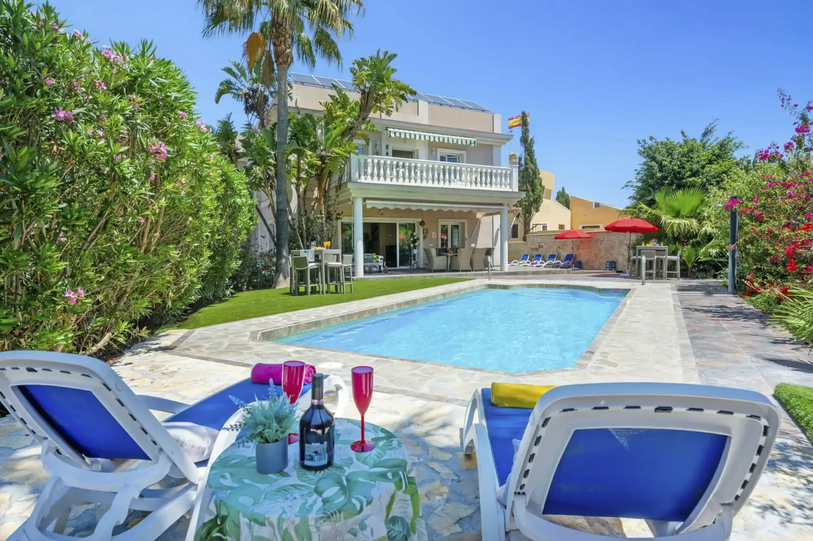 Piscina de Casa o xalet en venda en Mijas amb Jardí privat i Piscina