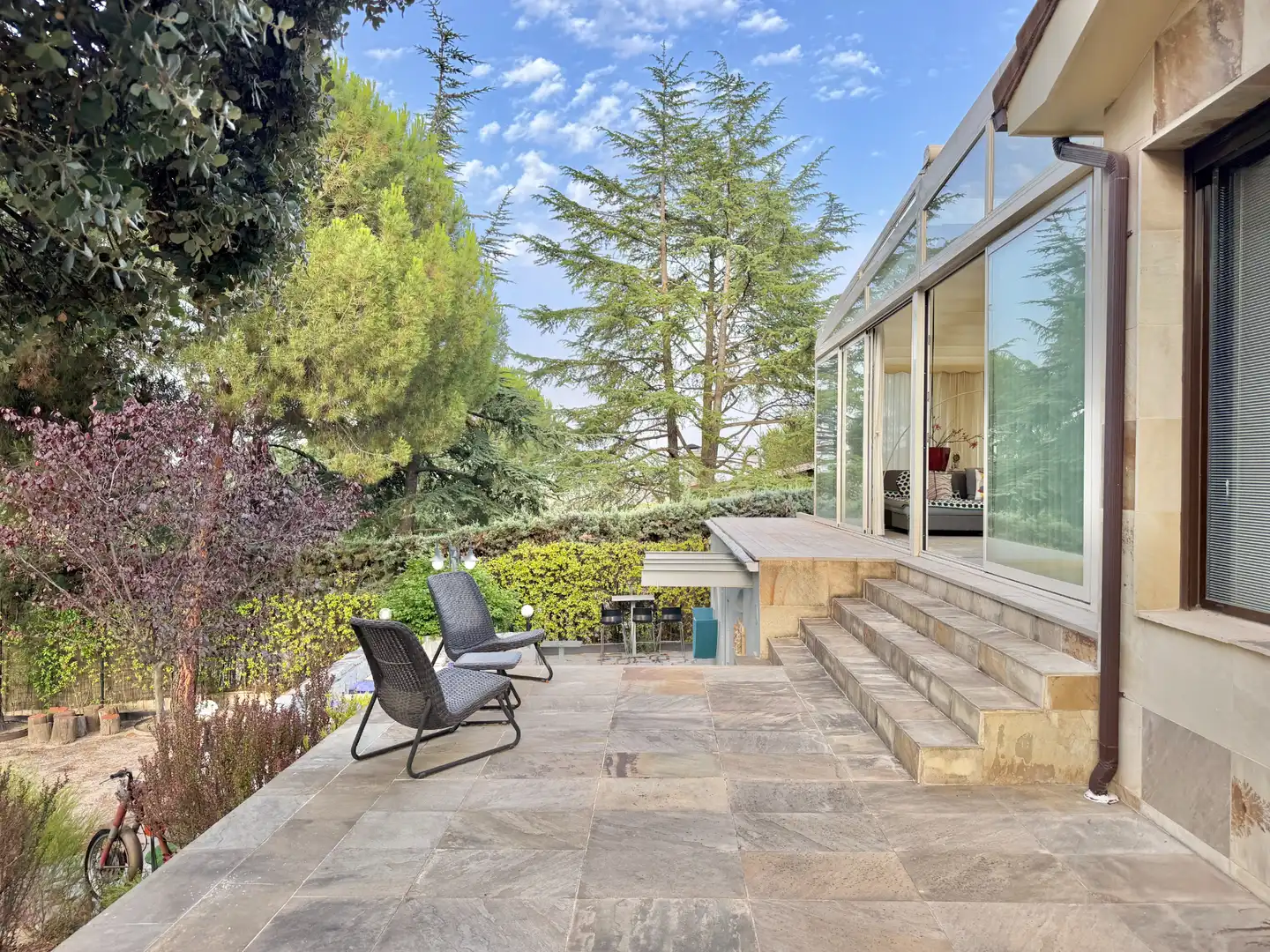 Terraza de Casa o chalet en venta en Galapagar con Aire acondicionado, Calefacción y Jardín privado