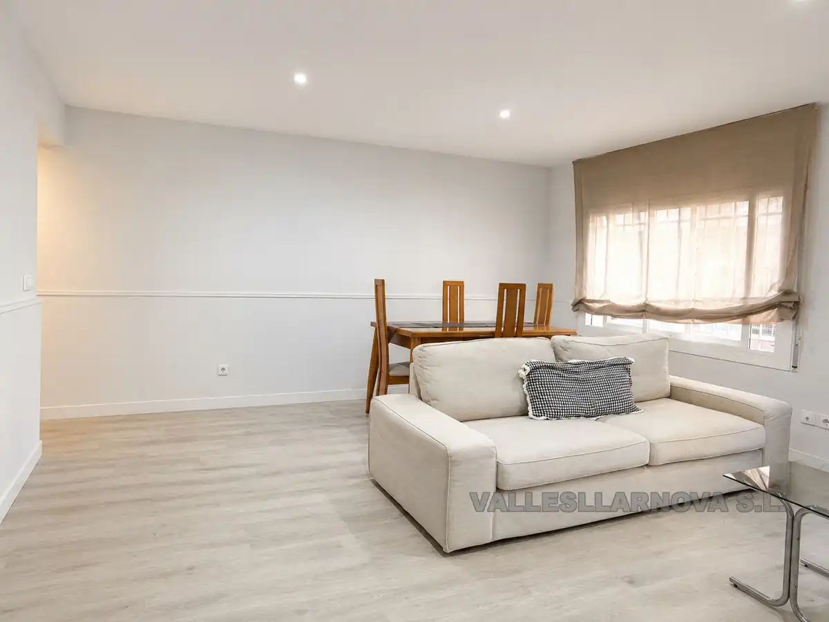 Sala de estar de Piso en venta en Mollet del Vallès con Parquet