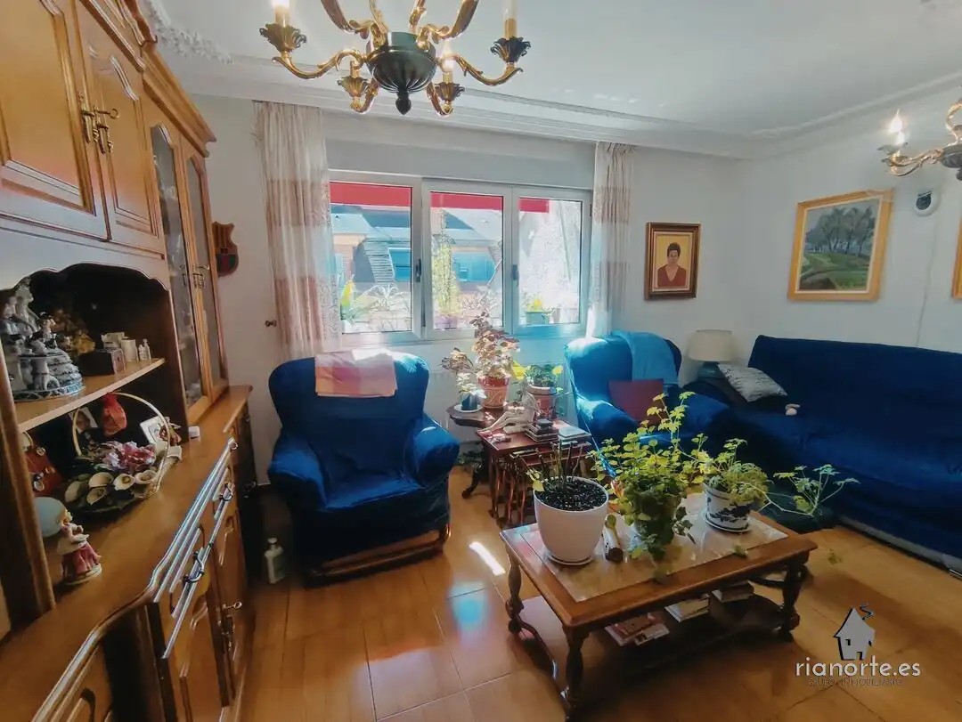 Living room of Flat for sale in Laviana  with Heating, Terrace and Storage room