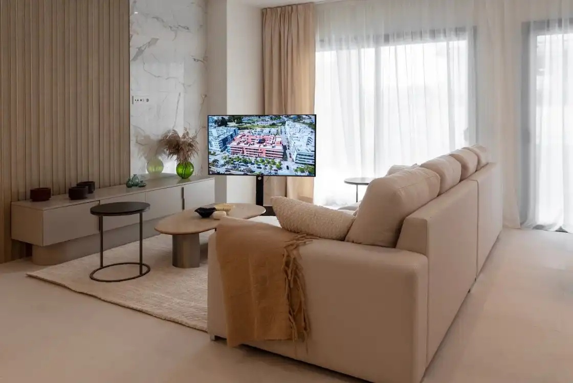 Sala de estar de Piso en venta en Marbella con Aire acondicionado, Calefacción y Trastero