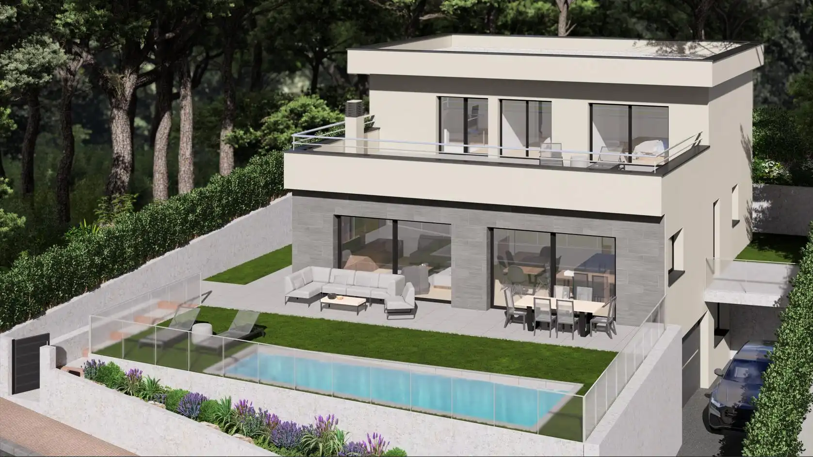 Casa amb piscina en venda a Carrer Fragata 16