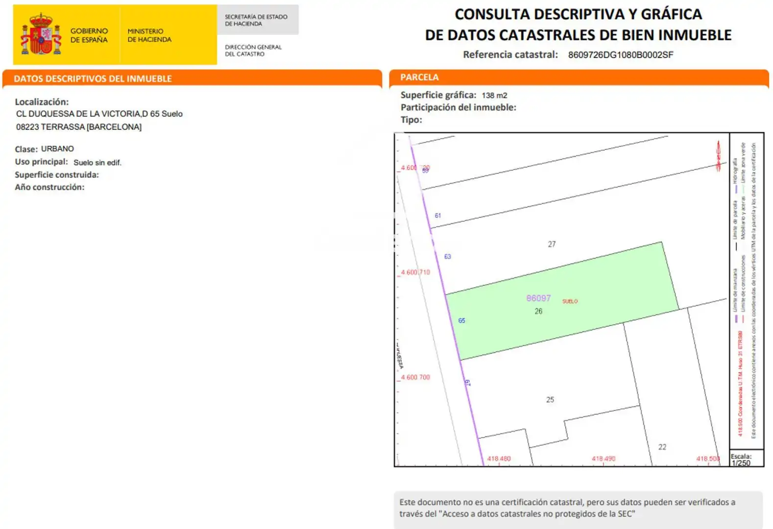 Residential land for sale in Duquessa de La Victoria,D, imagen 9