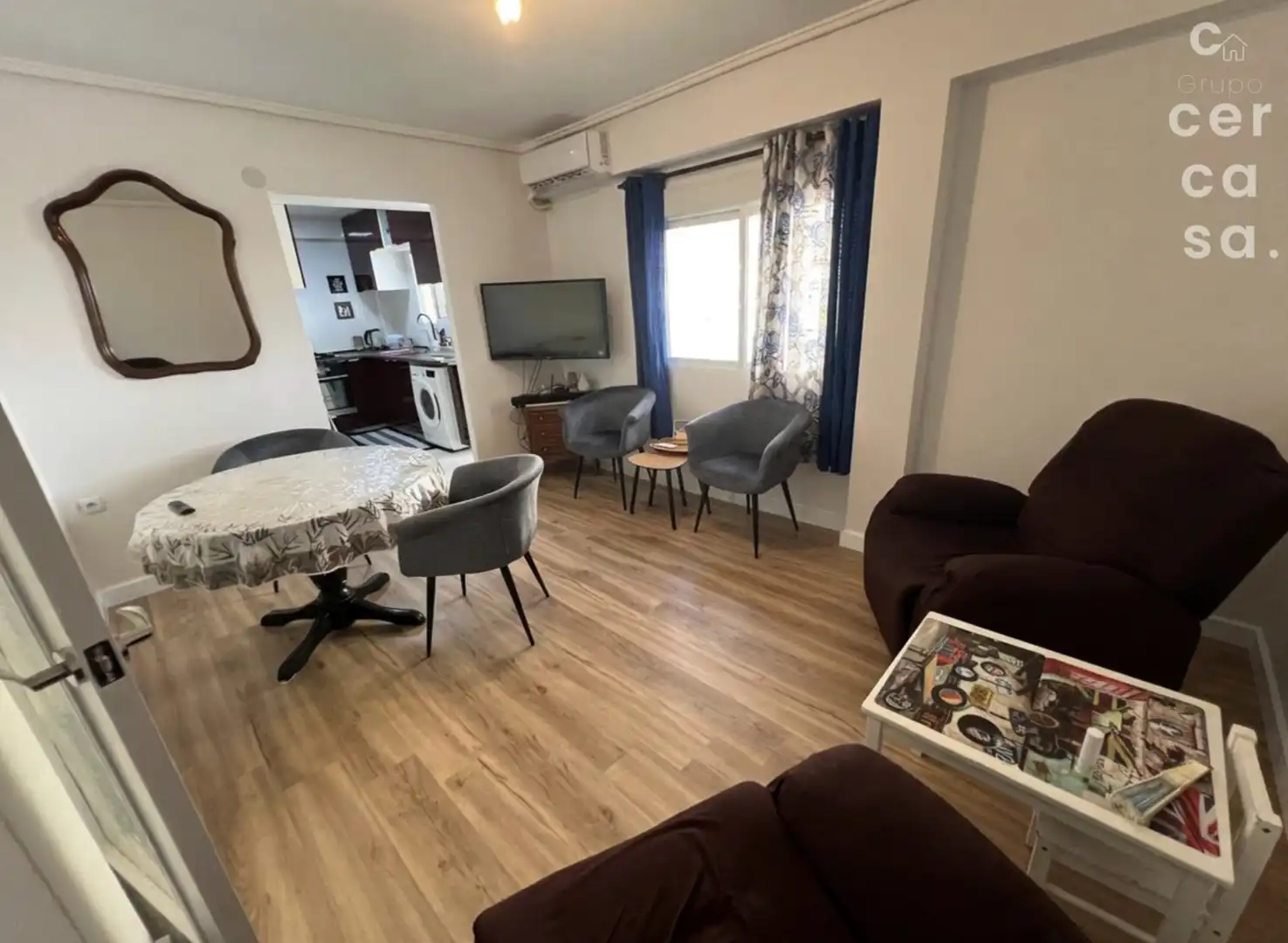 Sala de estar de Piso en venta en Valencia con Aire acondicionado y Balcón