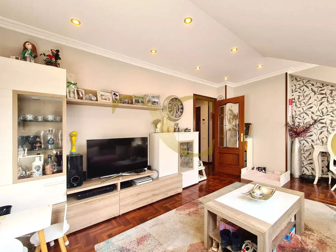 Living room of Attic for rent in Gijón   with Heating and Storage room