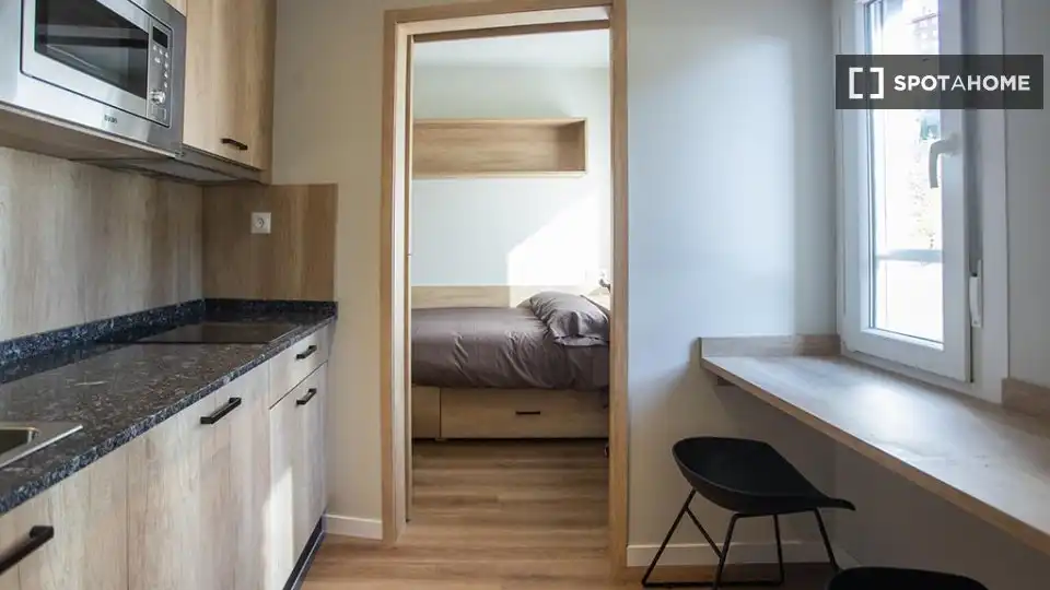 Dormitori de Casa o xalet per a compartir en Bilbao  amb Aire condicionat, Terrassa i Moblat