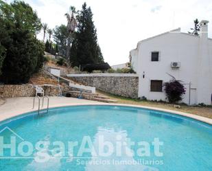 Swimming pool of House or chalet for sale in Real de Gandia  with Air Conditioner, Heating and Private garden