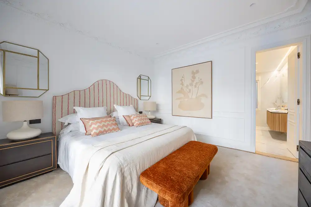 Bedroom of Flat for sale in Madrid  with Air Conditioner, Heating and Parquet flooring