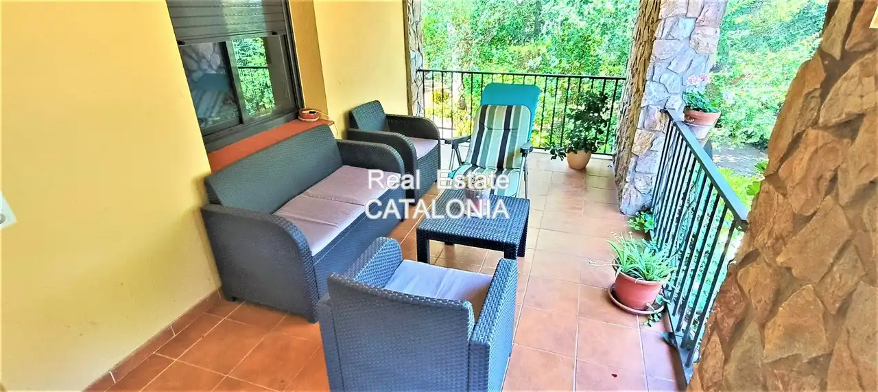 Terrassa de Casa o xalet en venda en Caldes de Malavella amb Calefacció, Jardí privat i Terrassa