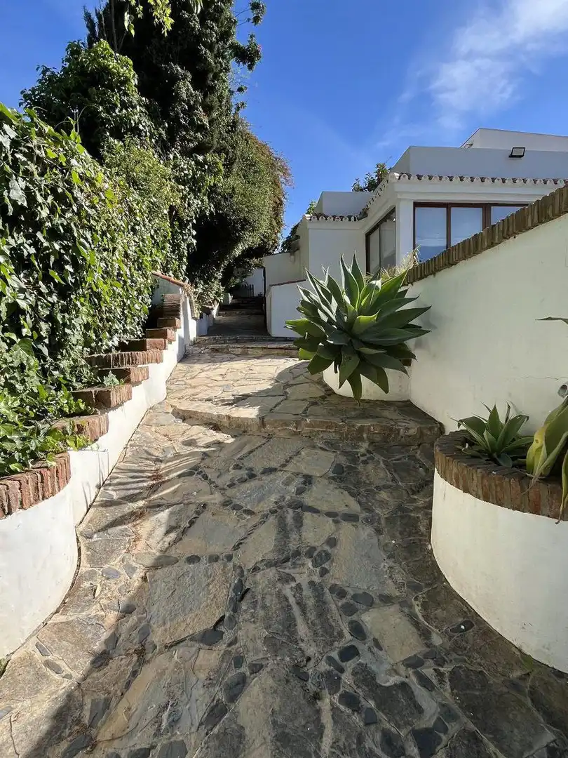 Exterior view of Country homes for sale in Manilva  with Private garden, Terrace and Swimming Pool
